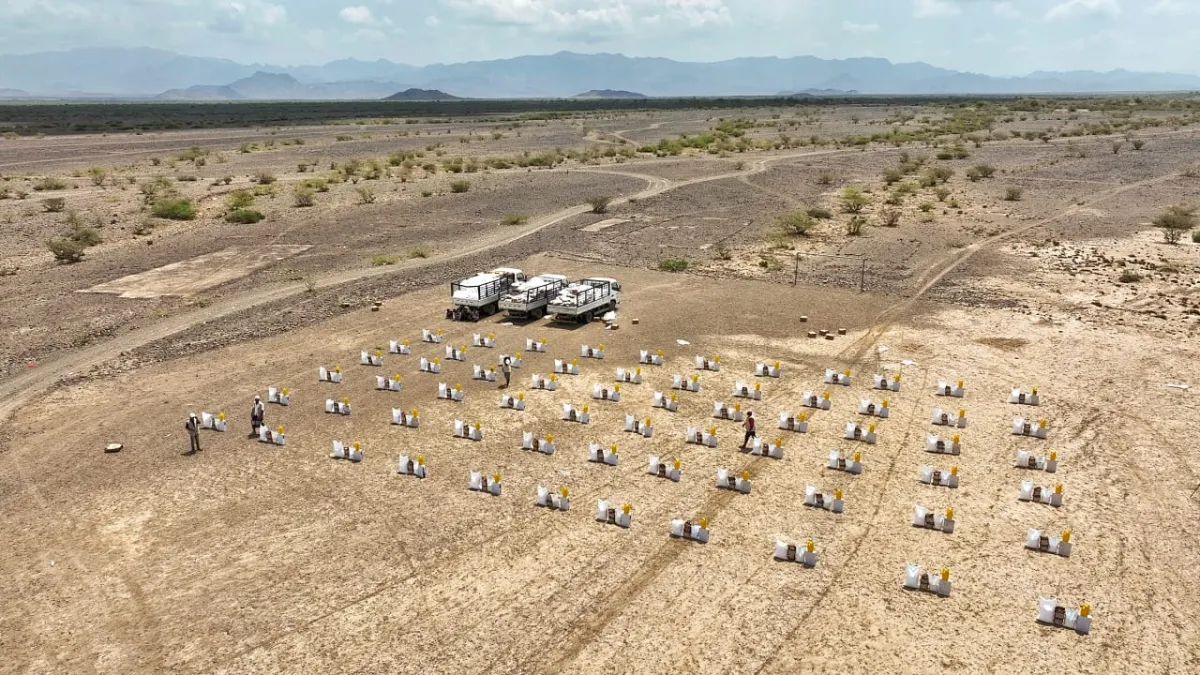 قافلة إغاثية عاجلة تقدمها المقاومة الوطنية للمتضررين من السيول في تعز