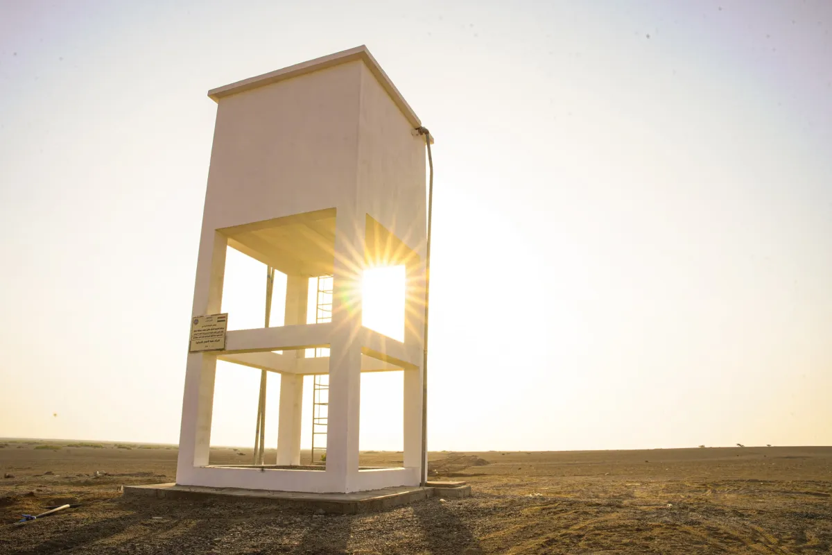 اكتمال مشروع مياه الماجلية في ذوباب المندب بدعم  طارق صالح