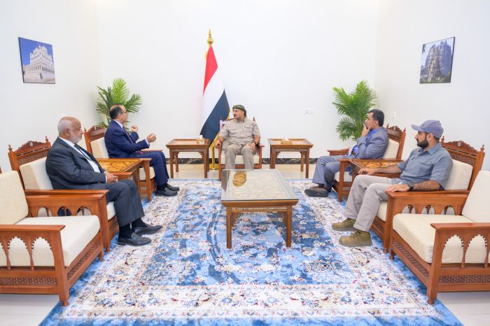 الفريق طارق صالح يناقش مع وزير الصحة تطوير الخدمات الصحية في المناطق المحررة