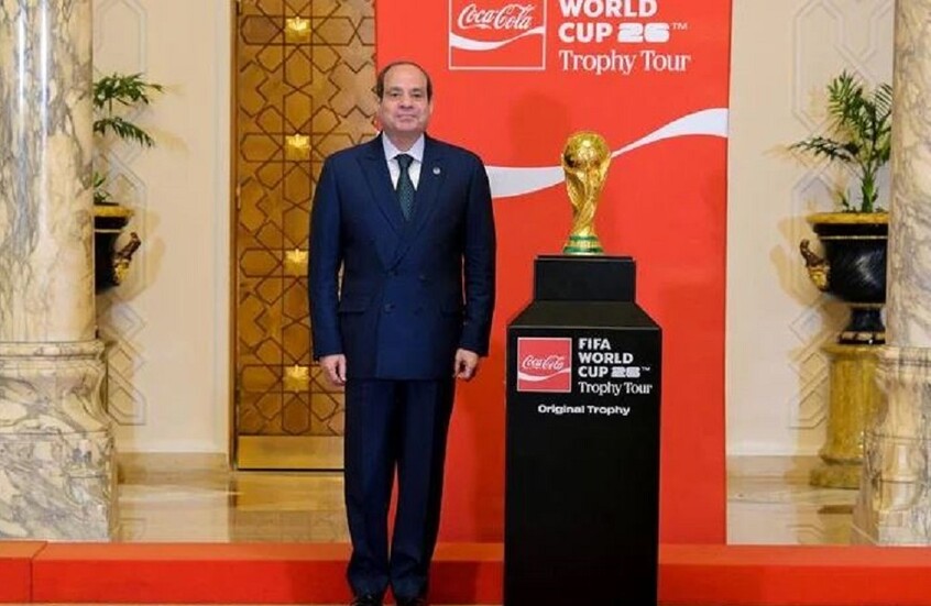السيسي يستقبل وفد الفيفا في جولة الترويج لكأس العالم 2026
