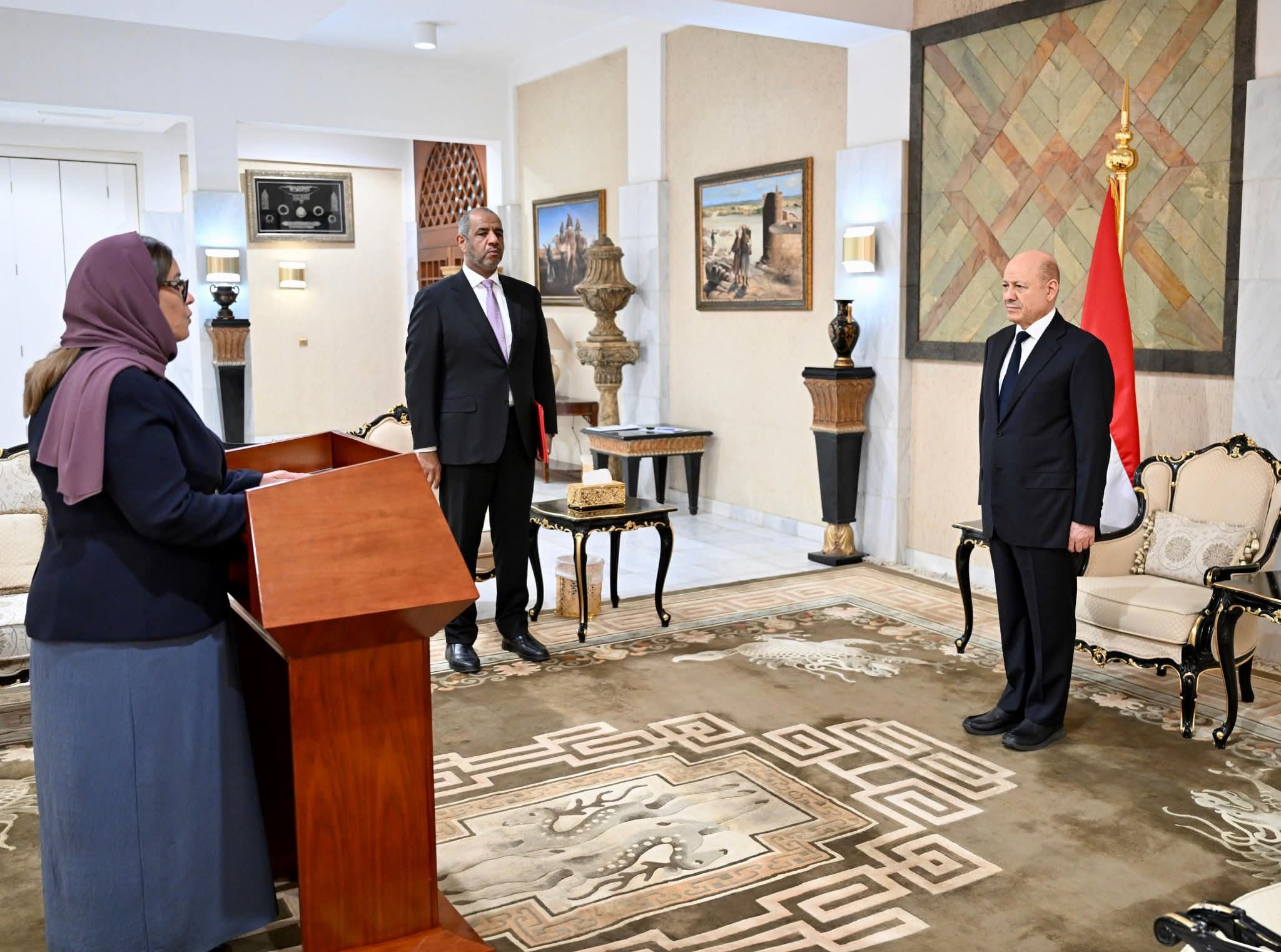 جميلة علي رجاء تؤدي اليمين كسفيرة اليمن لدى واشنطن