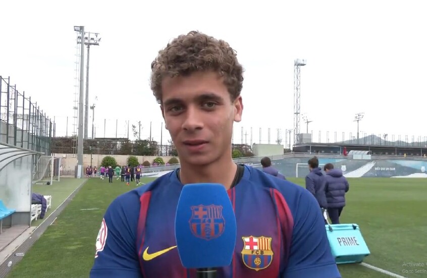 حمزة عبد الكريم يتألق بـ هاتريك في تتويج برشلونة بلقب الدوري الإسباني للشباب