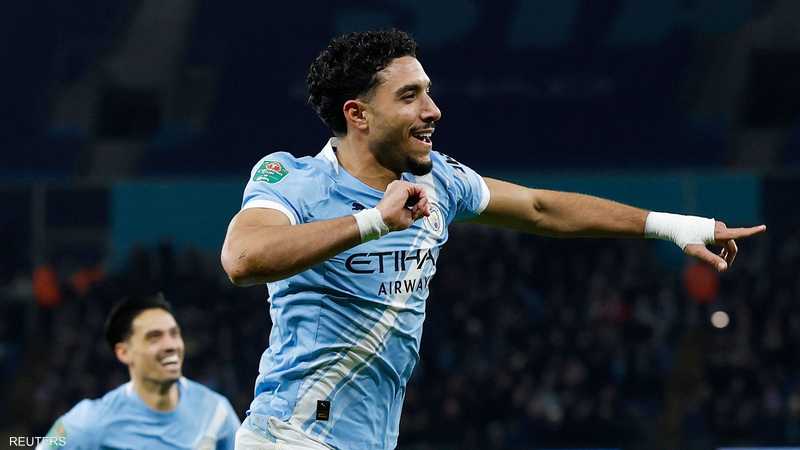 مرموش يقود مانشستر سيتي إلى نهائي كأس الرابطة بعد ثنائية رائعة