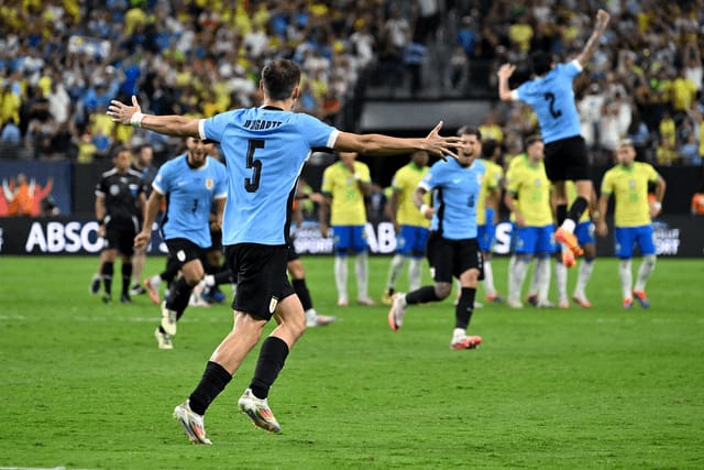منتخب الأوروغواي يقصي نظيره البرازيلي من ربع نهائي كوبا أميركا