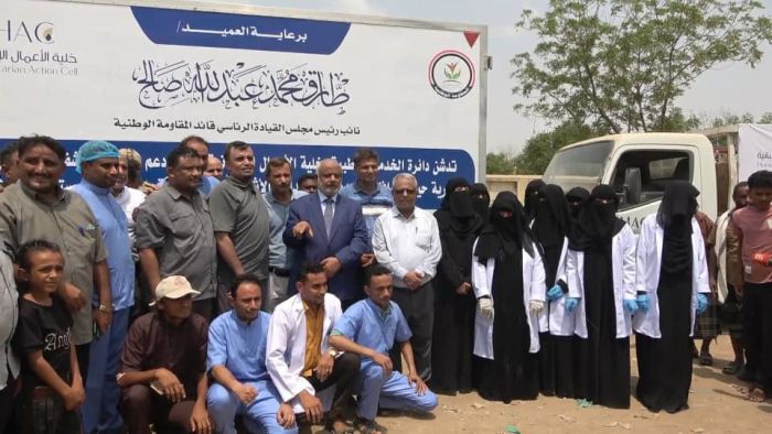 المقاومة الوطنية تعيد الحياة إلى مستشفى حيس الريفي بدعم متكامل وتوجيهات من طارق صالح