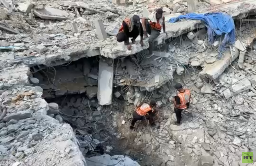 غزة.. 19 شهيداً حصيلة 4 أيام بحث تحت أنقاض عمارة 
