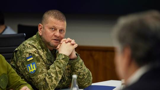 زيلينسكي يمنح قائد الجيش السابق لقب بطل أوكرانيا