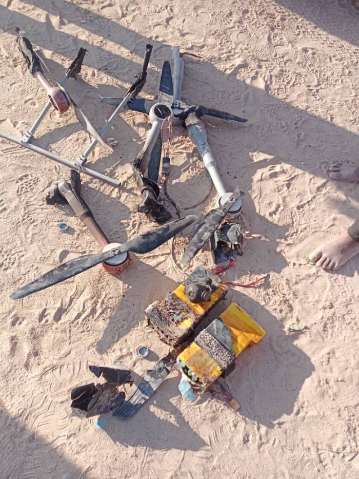 إسقاط طائرة مسيّرة لمليشيا الحوثي في الجوف