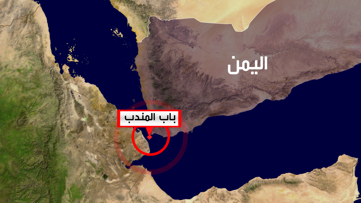 شركة شحن بحري توقف كل السفن المتجهة إلى أو القريبة من مضيق باب المندب