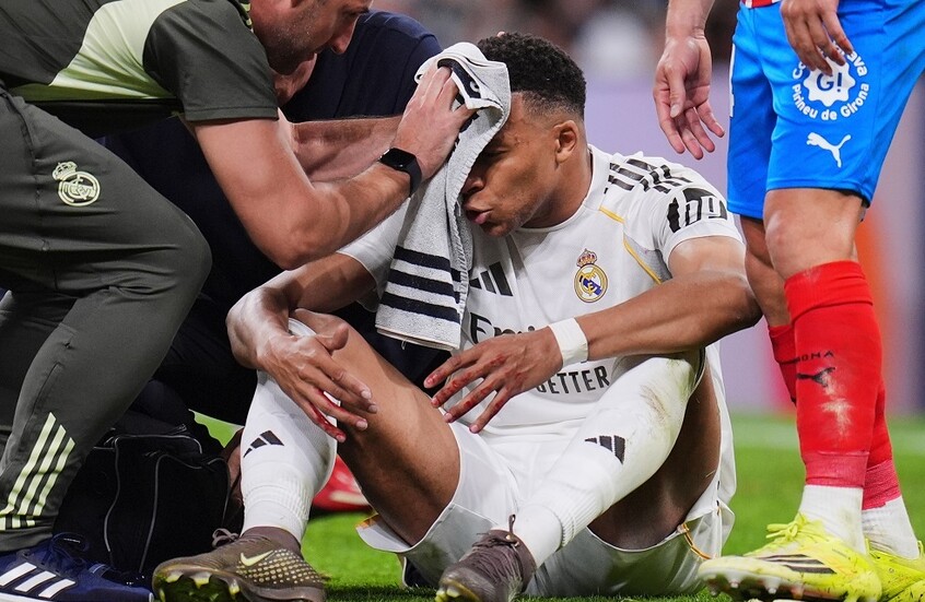 مبابي يكشف عن إصابته بعد مواجهة جيرونا