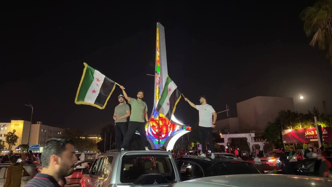 احتفالات الشعب السوري