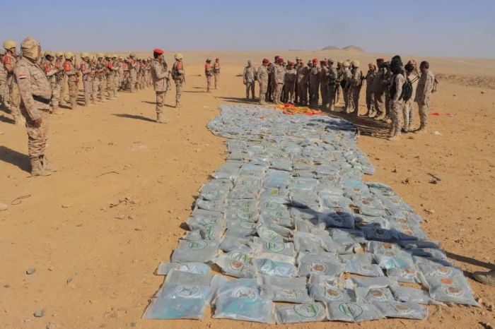 الجيش يضبط طناً من الحشيش شرق الجوف قبل وصوله لمليشيا الحوثي
