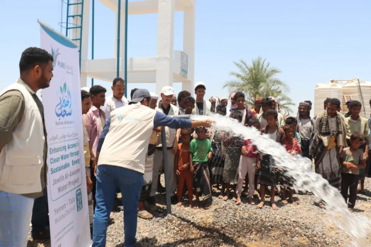 تدشين مشروع مياه في المخا يخدم أكثر من 2500 نسمة