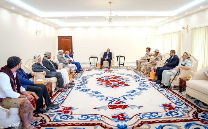 الزُّبيدي يناقش مع رئيس مجلس النواب تعزيز الأمن وتسريع تحرير المناطق الخاضعة لسيطرة الحوثيين