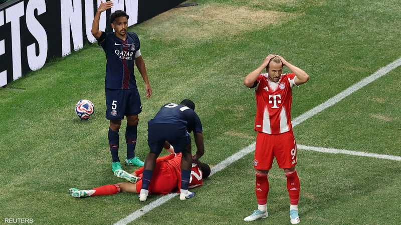 قلق في بايرن ميونخ بعد انهيار جمال موسيالا خلال مباراة ودية