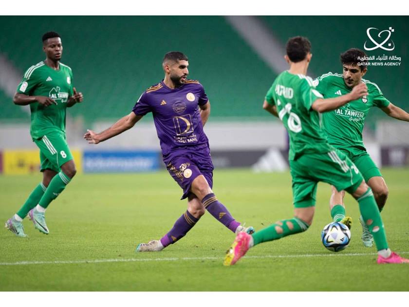 تعادل الأهلي مع ضيفه العربي (1-1) على استاد الثمامة في الجولة الثامنة عشرة من دوري نجوم قطر