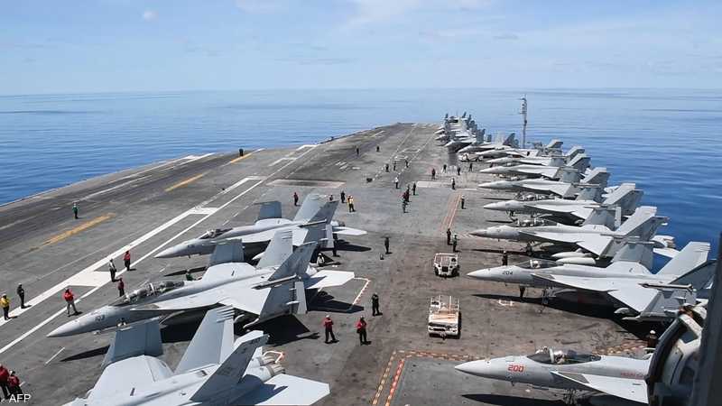 واشنطن تحشد قواتها ضد إيران مع وصول حاملة طائرات للشرق الأوسط