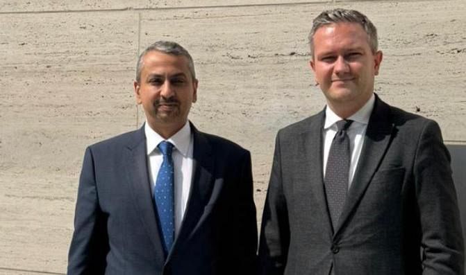 مباحثات بين السفير الإرياني ومؤسسة كونراد أديناور الألمانية حول أنشطتها في اليمن