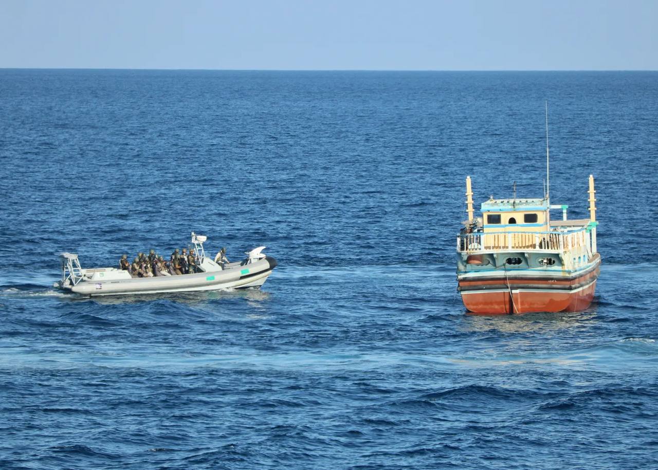 قوة المهام المشتركة 150 تصادر مخدرات بقيمة 130 مليون دولار في بحر العرب