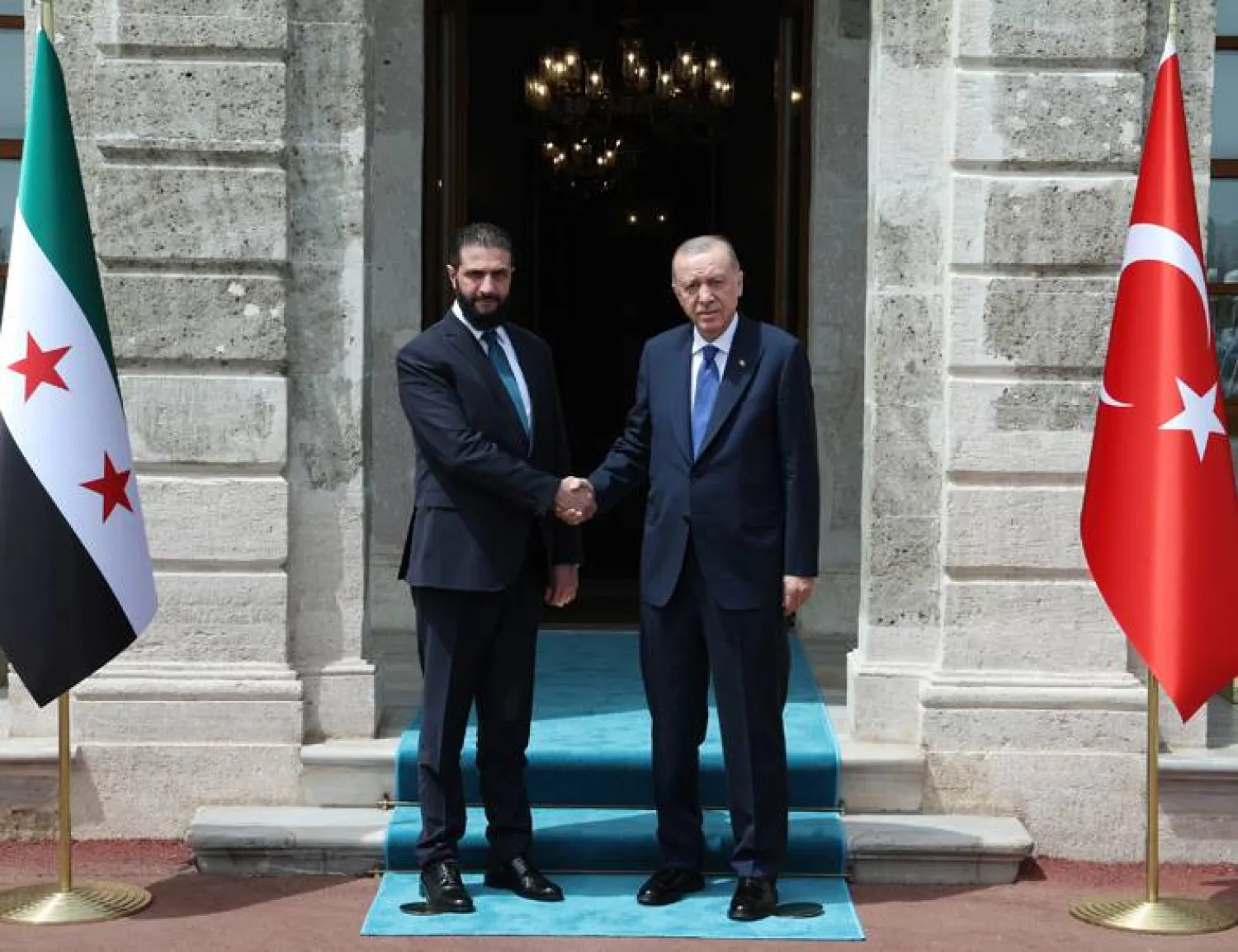 أردوغان يشيد بموقف الرئيس السوري في مواجهة إسرائيل دون تقديم أي تنازلات