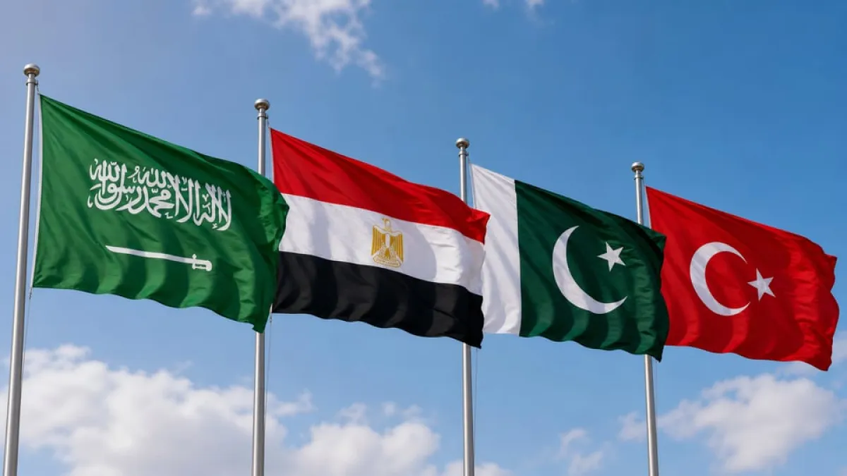 وزراء خارجية السعودية ومصر وتركيا وباكستان يعززون التنسيق بشأن أزمات المنطقة