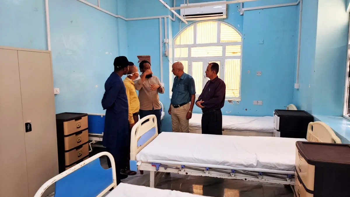 افتتاح توسعة قسم عزل الحصبة في مستشفى المخا بدعم دولي