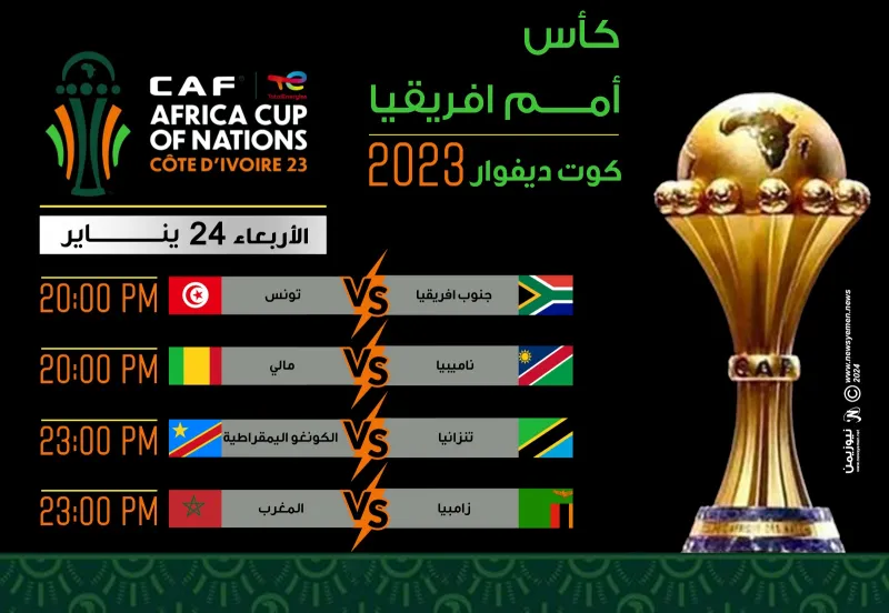 تونس والمغرب يبحثان عن حجز مقعديهما في دور الـ16 لكأس أمم إفريقيا