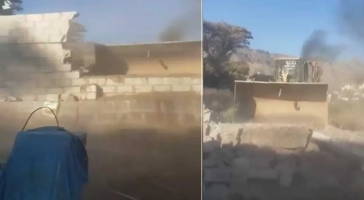 مليشيا الحوثي تواصل انتهاكاتها وتهدم منزل في إب وتعتدي على مالكه