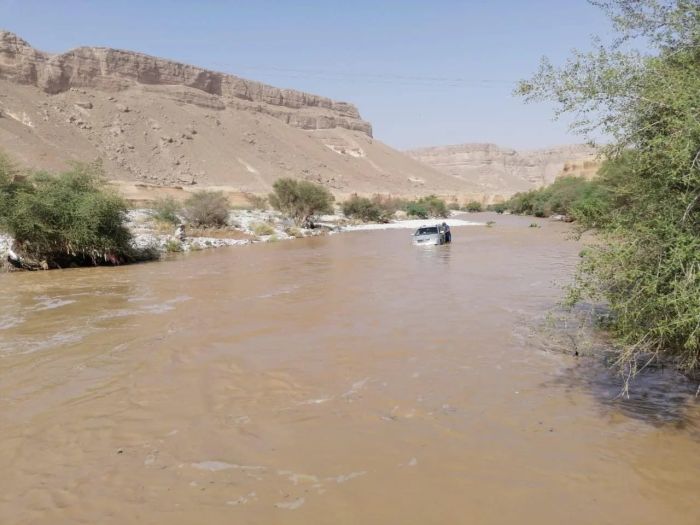 سيول جارفة في شرعب الرونة بتعز تسبب خسائر بشرية ومادية