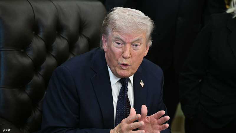 ترامب يكشف رسالة من إيران بشأن انهيار الوضع وطلب فتح المضيق